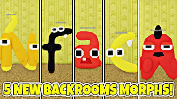 [10/25 UPDATE] How to get ALL 5 NEW BACKROOM MORPHS in BACKROOMS MORPHS! - Roblox