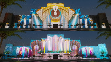 The Sand Pearl - Projection Mapping for Qatar 2022
