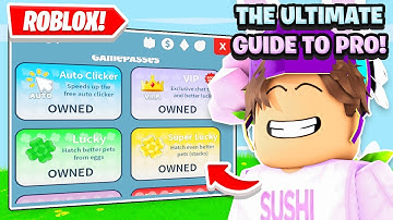 🧠 Ultimate GUIDE To Becoming PRO... (Roblox Mining Clicker Simulator)