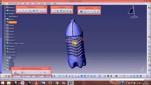 Catia Lecture 06 (Bottle Modelling Part 2)