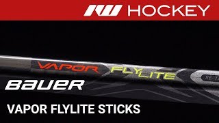 Bauer Vapor FlyLite Stick Line // On-Ice Insight