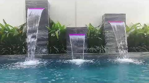 Thác tràn nước hồ bơi  Emuax / Thiết bị tạo thác nước  Emaux