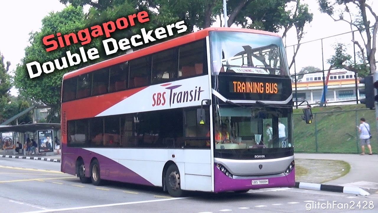 Double Decker Buses in Singapore 2018
