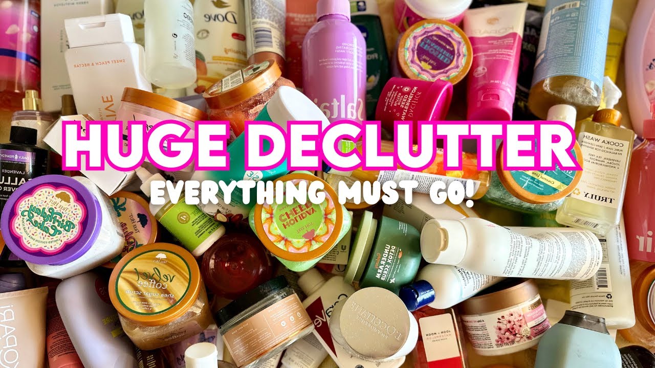 LET'S DECLUTTER! HYGIENE & BODY CARE PRODUCTS | 2023 SUMMER DECLUTTER ...