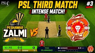 PSL third match Peshawar Vs Islamabad match 