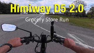 Riding the E-Bike to the Grocery Store