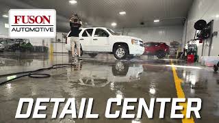 Our detail department puts in all the elbow grease! #Fusondetail