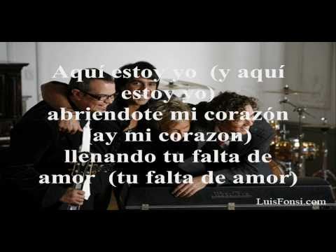 LUIS FONSI Ft. DAVID BISBAL, NOEL SCHAJRIS, ALEKS SYNTEK «Aqui Estoy Yo» (CON LETRA)