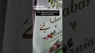 Customized Bid Box||for more details 9665136880|| #viral #trending #returngifts #customizeditems