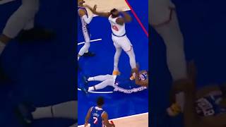 How did Joel Embiid not get tossed? #Knicks #sixers #76ers #newyork #Philly #nba #tnt