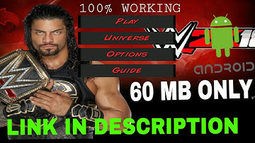 How To Download WWE 2K18 Mod In Wrestling Revolution 3d/WR3D Game Android With Link