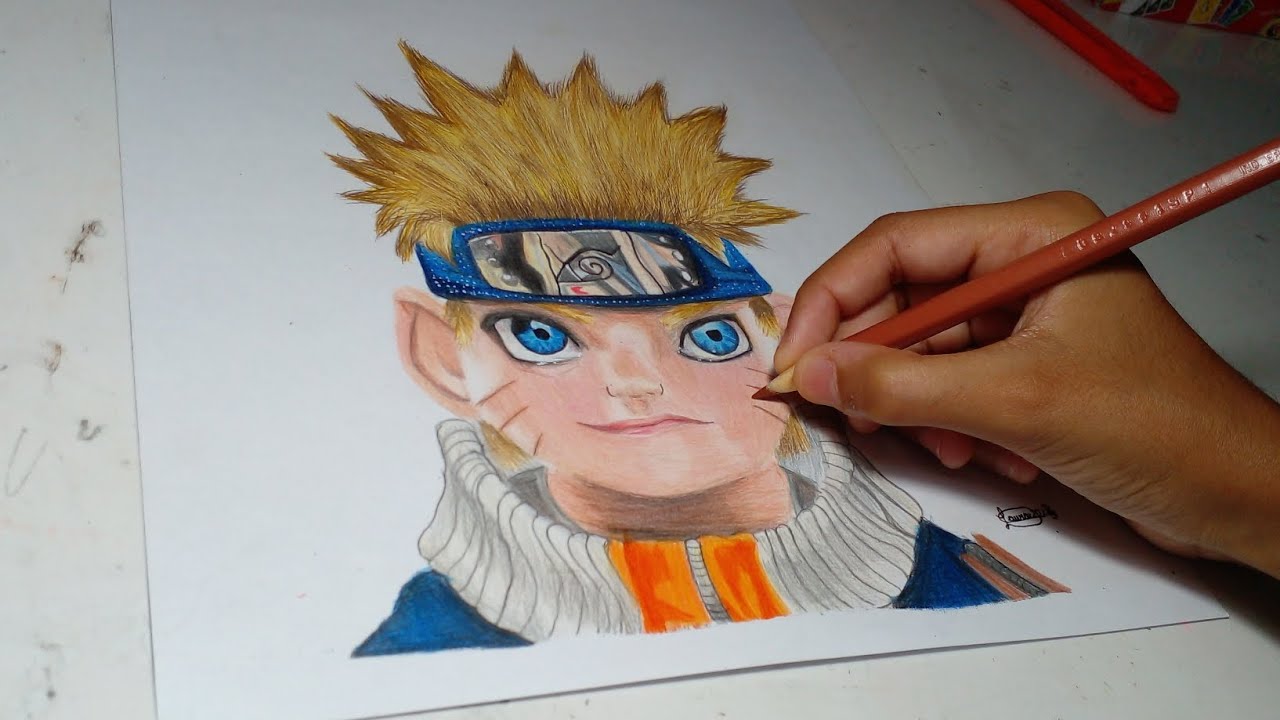drawing naruto realistic - YouTube
