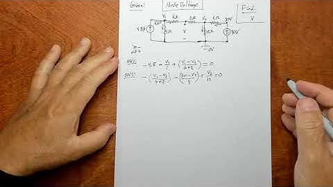 Chapter 4 Problem 3 - Node Voltage With Missing Node