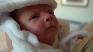 Newborn baby video - Little Louie