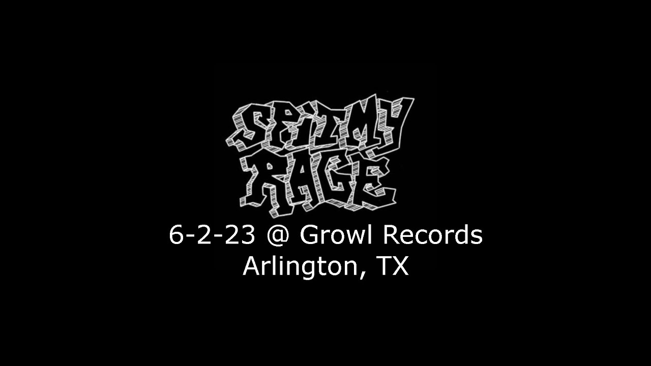 Spit My Rage  - Full Live Set - Growl Records 6-2-23