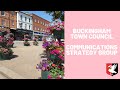 Buckingham town council meeting  communications strategy group