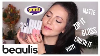 BÜTÜN BEAULIS RUJLARIMI DENİYORUM  |Zip It•Crush It•Vinyl•Matte•Gloss