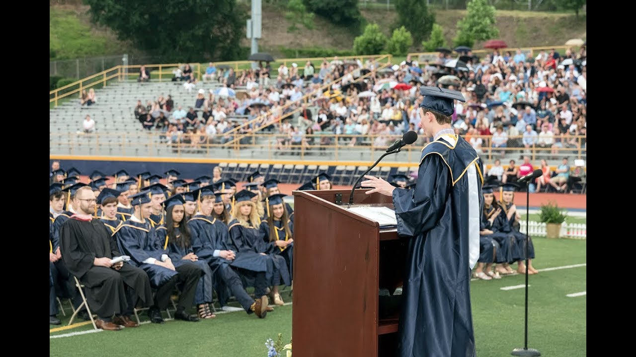 Will Buerger, 2018 Mt. Lebanon high school commencement speech YouTube