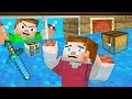 He FLOODED My *SECRET* MINECRAFT HOUSE! (Nearly Died)