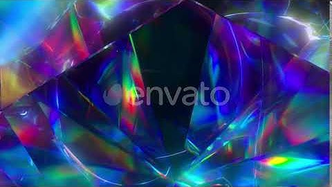 The Light Passes Through the Facets | Motion Graphics - Envato elements