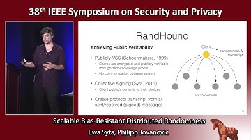 Scalable Bias-Resistant Distributed Randomness