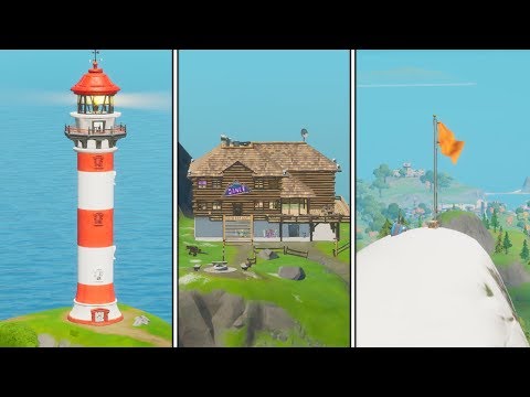 Vidéo: Explication Des Emplacements Du Phare, D'Apres Ski Et Du Mont Kay De Fortnite Lockie