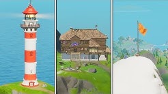 ATTERIR AU PHARE DE LOCKIE, A LA VILLA DES SKIEURS ET AU MONT KAY' SUR FORTNITE !