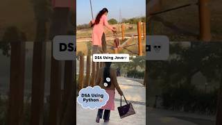 DSA using Java vs Python 🤡 #java #python #coding #programming #trending #viral #youtube #html #php