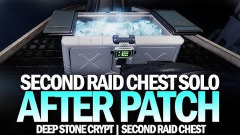 How To Get Second Raid Chest Solo (Patched) - Deep Stone Crypt [Destiny 2]