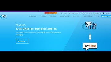 How to send sms and add contact of livechat integrate with msgclub?