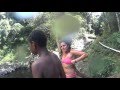 finding friends @ waterfall in remote region- Fiji