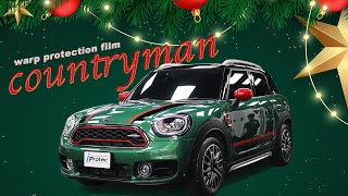 ผลงานการติดตั้งฟิล์มใสกันรอย -- MINI COUNTRYMAN X iProtec --