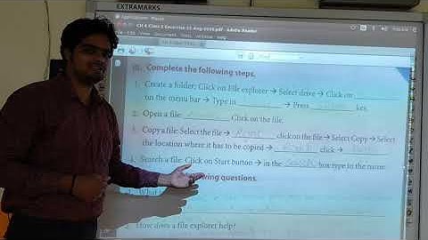 Std 3, Computer Science, CH 4 Exercise
