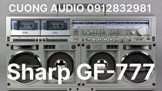 Cassette Sharp GF -777 with 6 speakers with enough knobs and switches to satisfy anyone's needs.