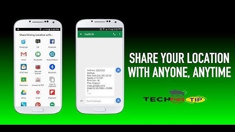 Share Your Location and Trip Information via Google Maps