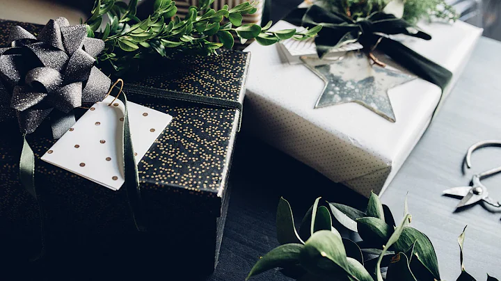 10个迅速而漂亮的圣诞礼物包装创意+一次花坛之旅