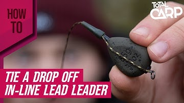 How to tie a drop off in-line lead leader | Using Gemini Carp Tackle