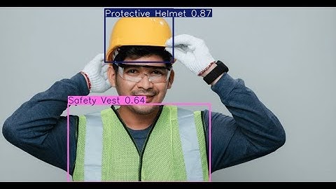 Artificial Intelligence in Industry (Test) : Safety Helmet and Safety Vest Detection (No sound)