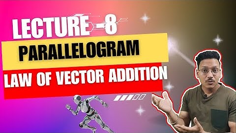 Parallelogram Law Of Vector Addition class 11 || lec- 8