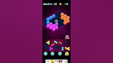 Block! Hexa Puzzle~Blended A block 7 to 9 levels~ level-55