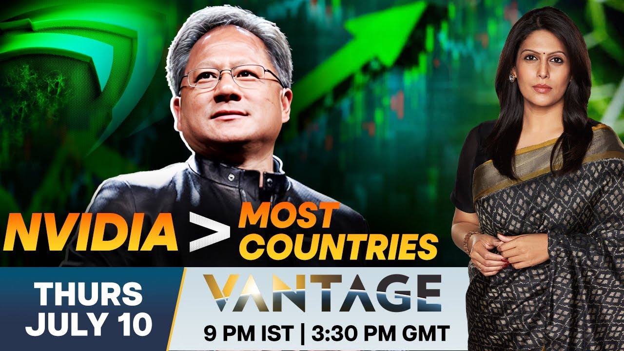 LIVE | Nvidia Hit $4 Trillion: From Bankruptcy to owning AI future | Vantage with Palki Sharma |N18G