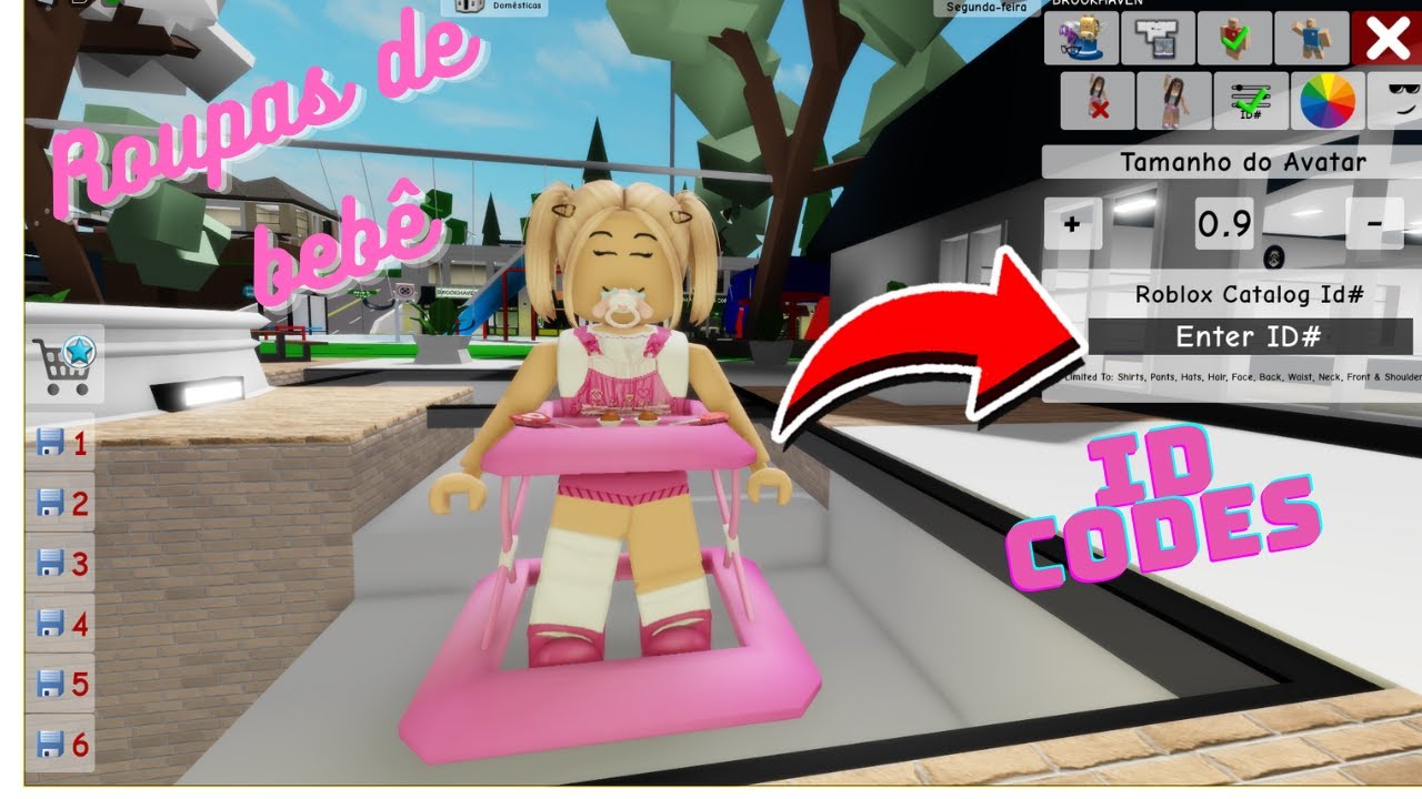 código de roupa de bebê no Roblox