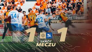 Betclic 1 Liga: Chrobry Głogów - Podbeskidzie Bielsko-Biała 1:1 | skrót