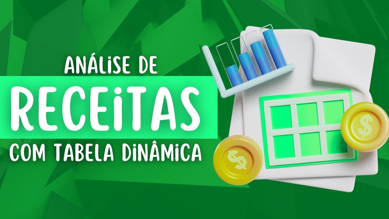 Análise de RECEITAS com tabela dinâmica