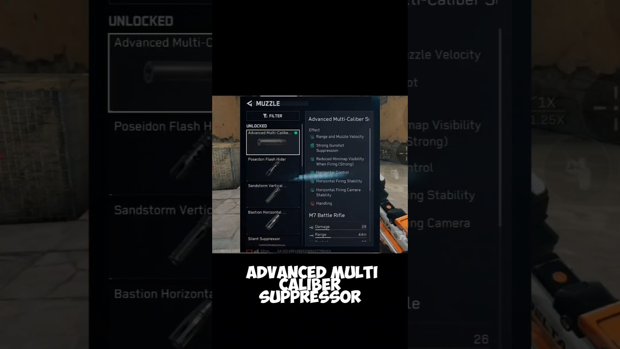 Advanced Multi Caliber Suppressor meta season 6? 🫣 