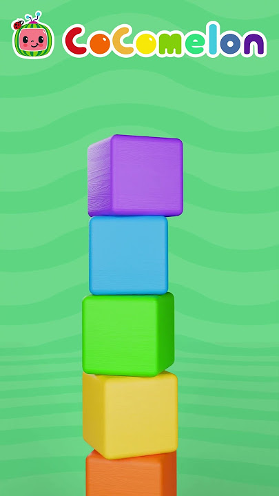 Learn Fun Colors with Play Blocks! 🌈 #cocomelon #cartoonsforkids #learning #colors #colorful
