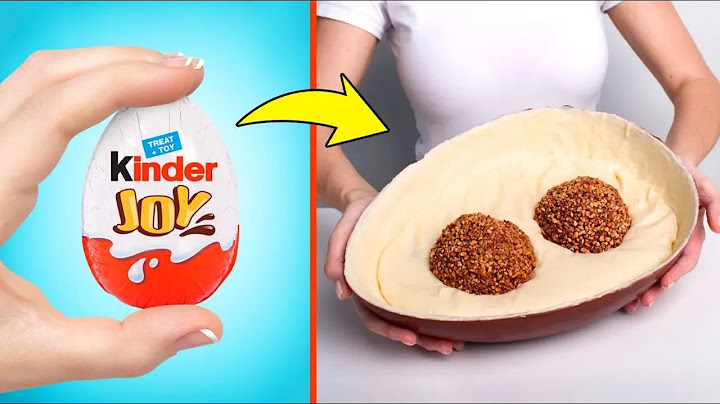 Un Gigantesque Kinder Joy Fait Maison