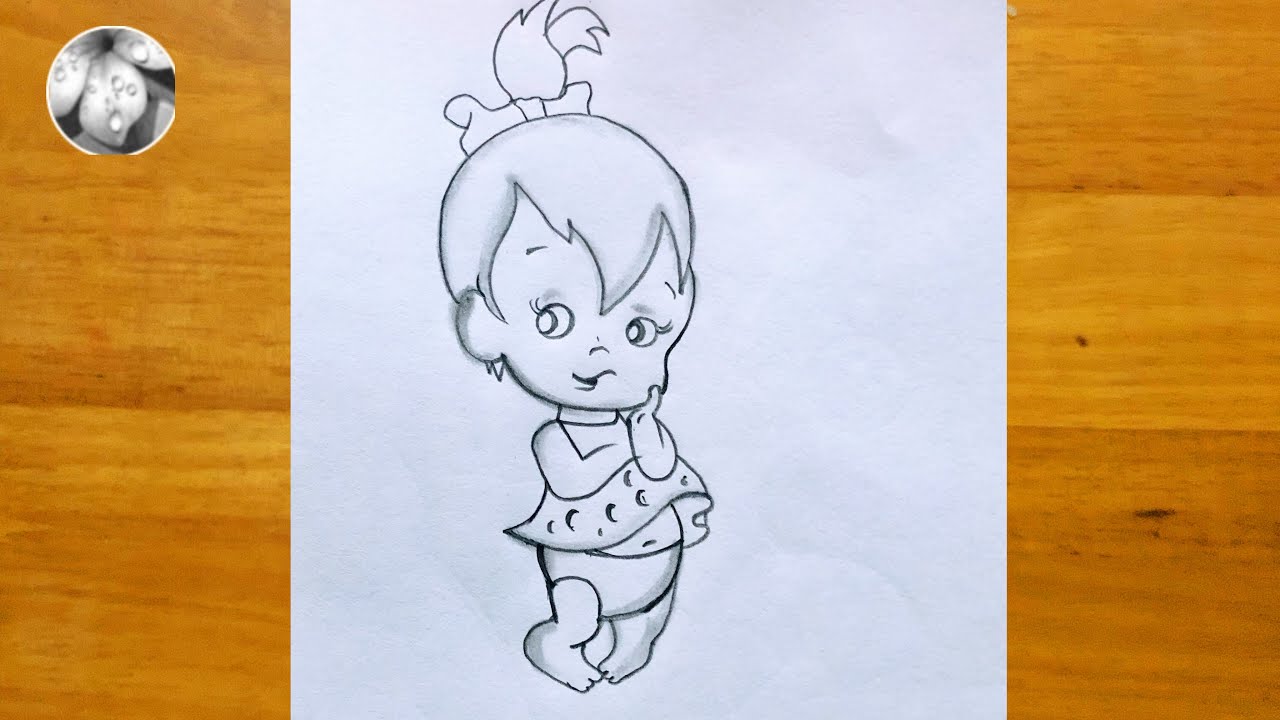 How to draw cute baby girl || Easy cute baby girl drawing /step by step ...