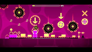 Geometry Dash walkthrough level 15 electrodynamix all coins