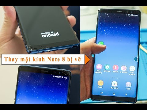 Video: Bạn có thể thay mặt sau của note 8 không?